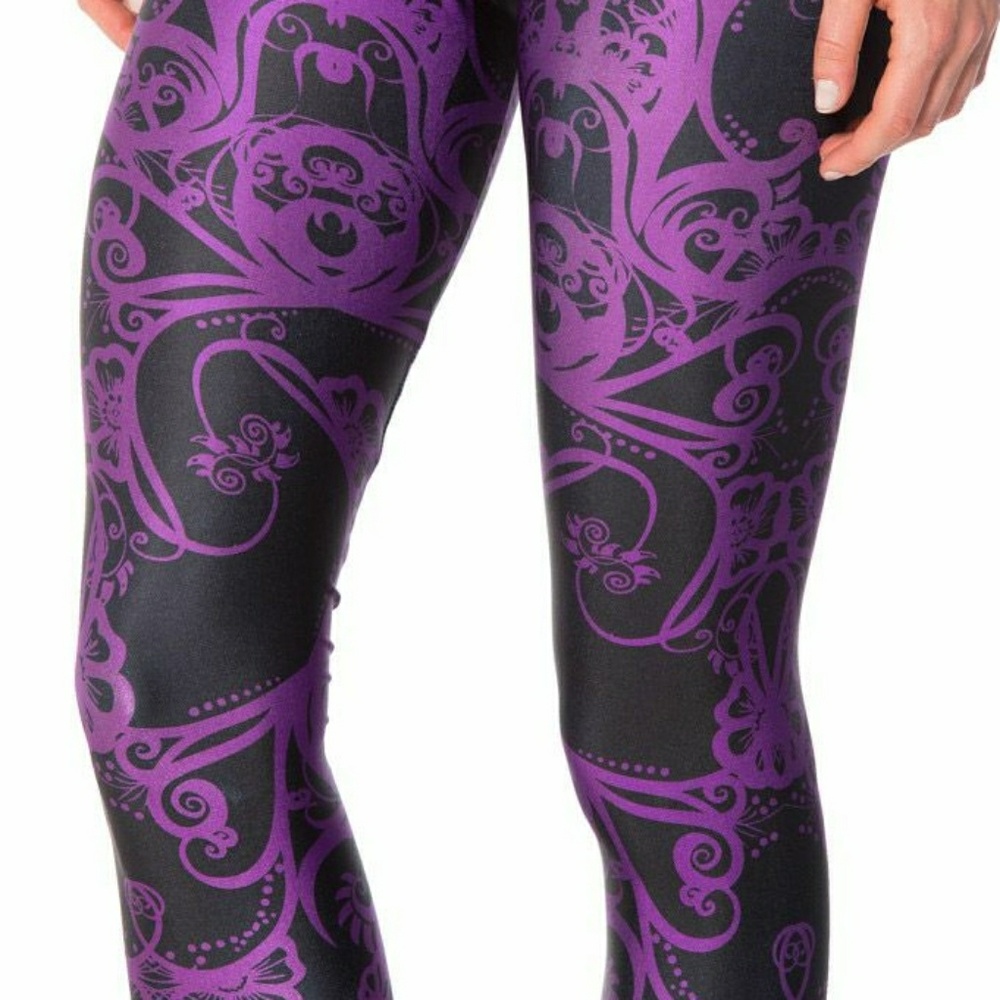 Black Milk Plum Bath Leggings